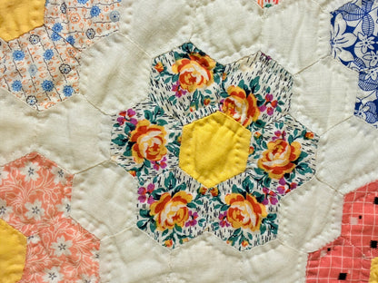 Outstanding Mosaic Flower Garden Quilt