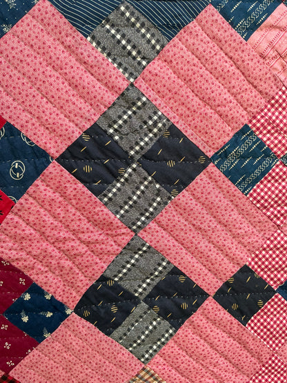 4 Patch On Point Quilt