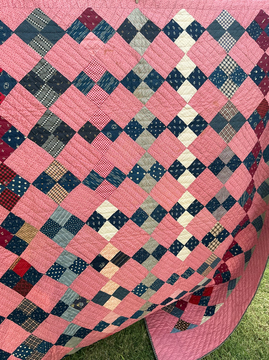 4 Patch On Point Quilt