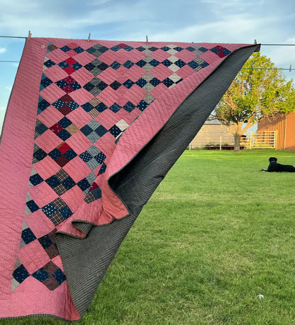 4 Patch On Point Quilt