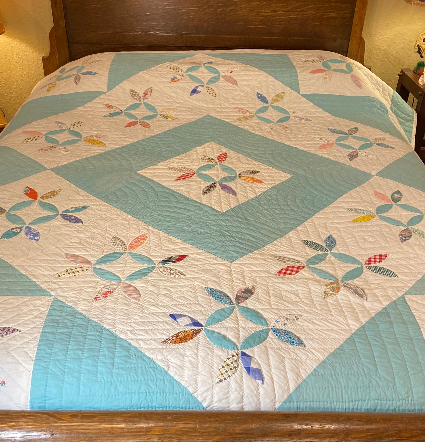 Tea Leaf Appliqué Quilt