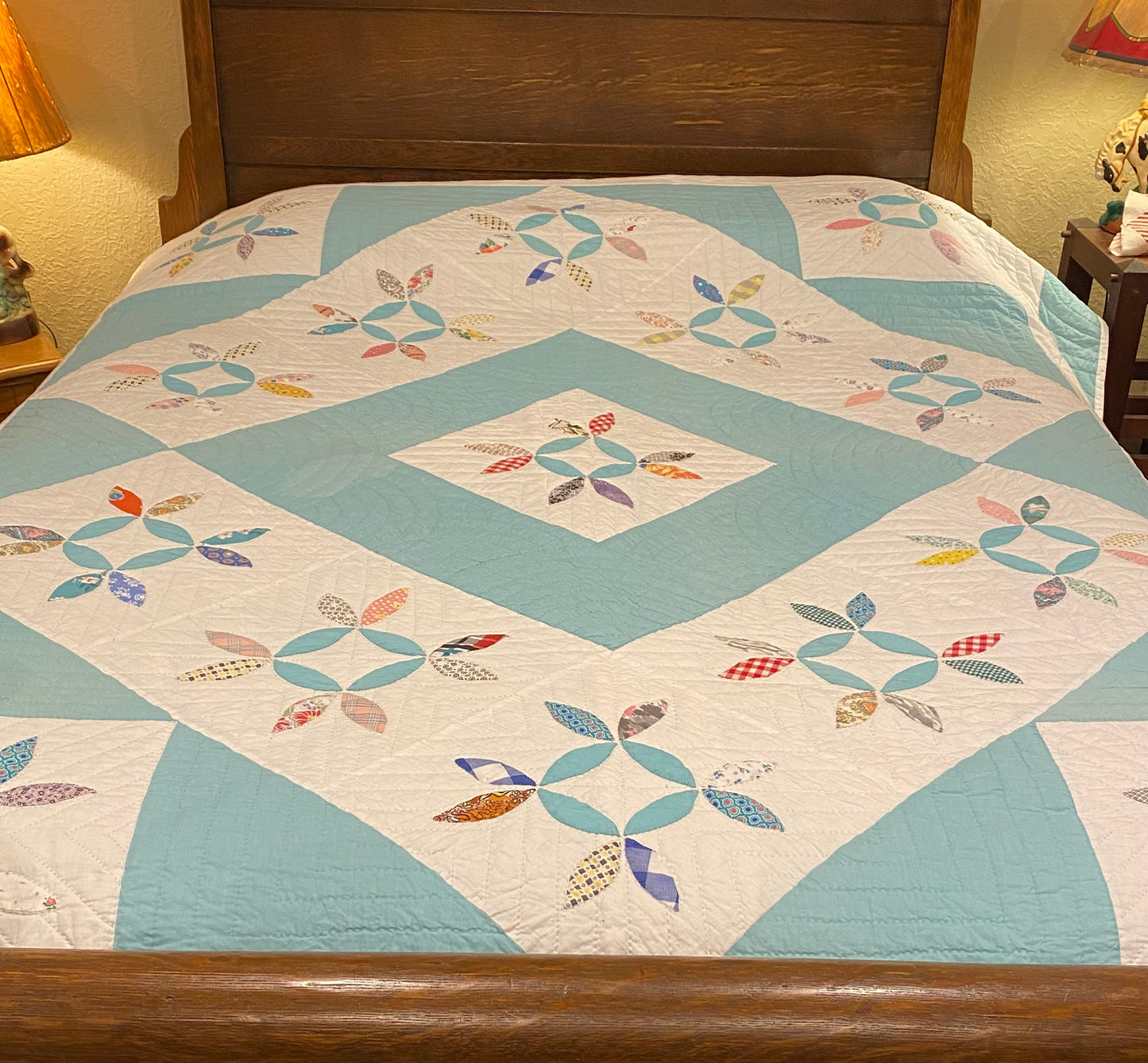 Tea Leaf Appliqué Quilt