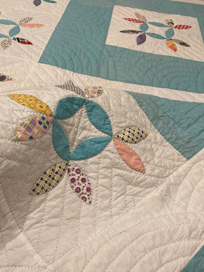 Tea Leaf Appliqué Quilt