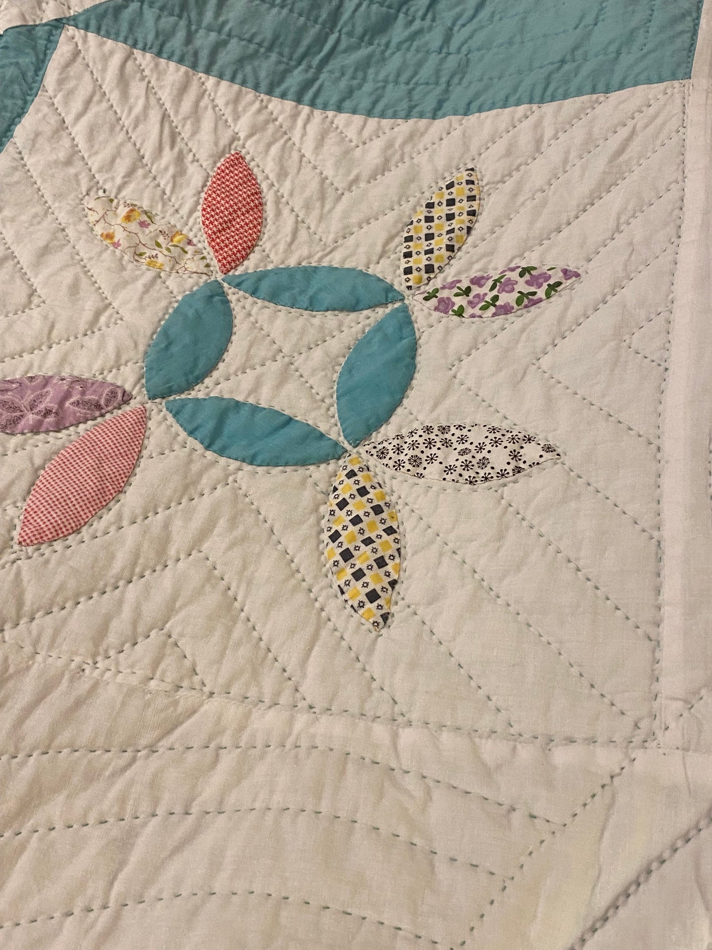 Tea Leaf Appliqué Quilt