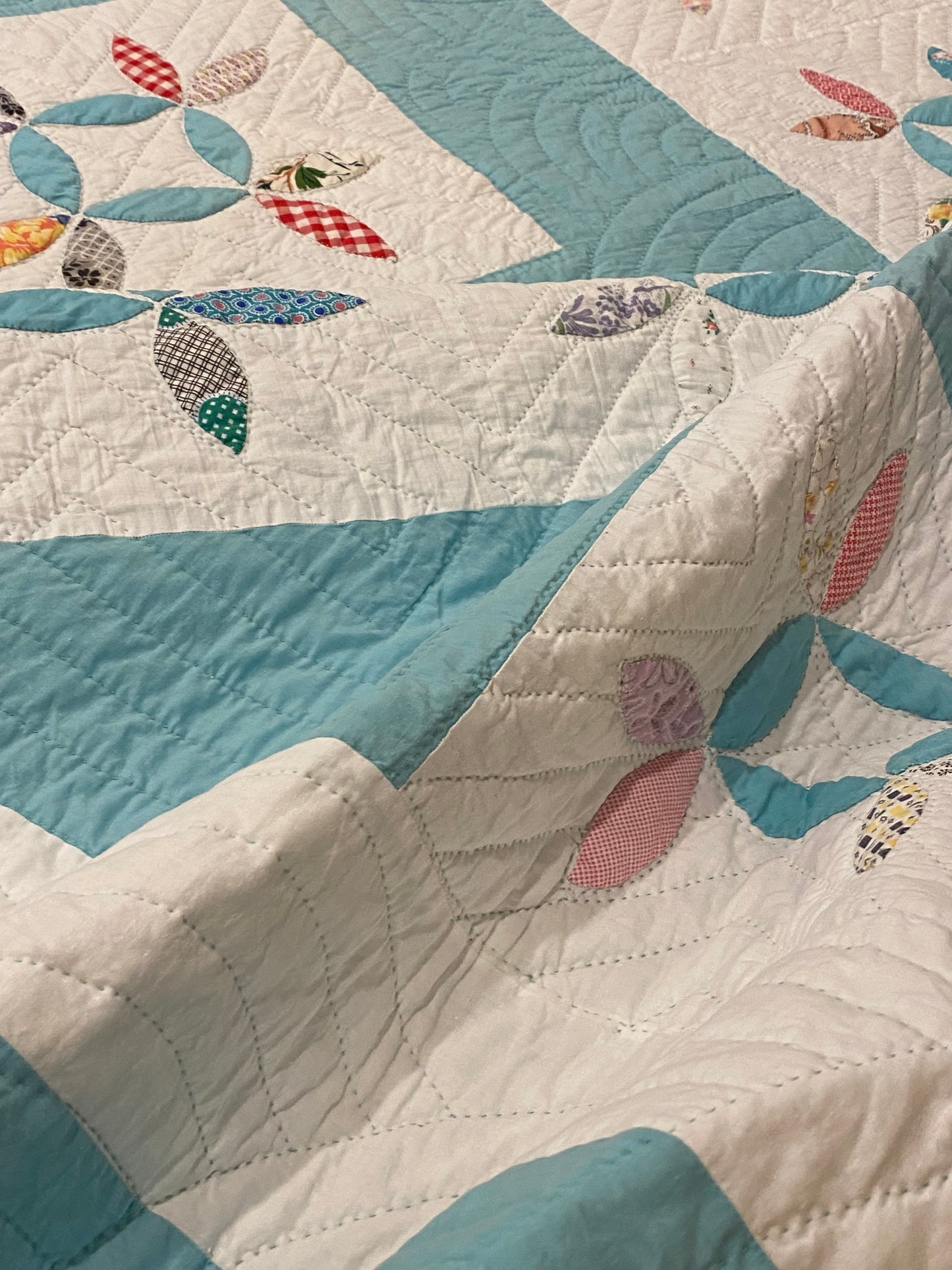 Tea Leaf Appliqué Quilt