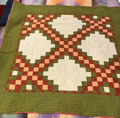 Triple Irish Chain Crib Quilt