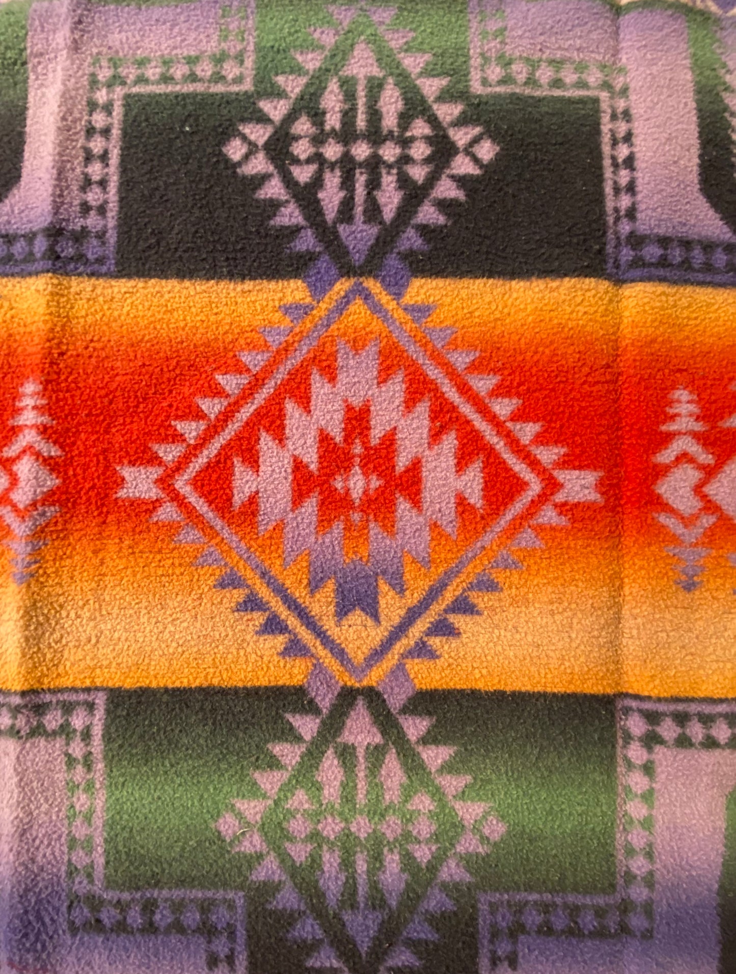 Beacon Indian Camp Blanket Ombré…. Lavender, sunset, green