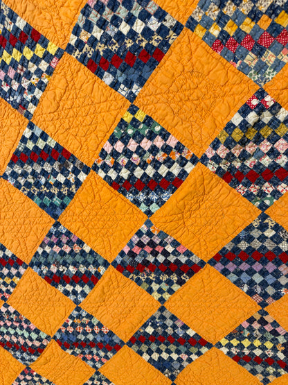 Outstanding Miniature Scale Patchwork Quilt