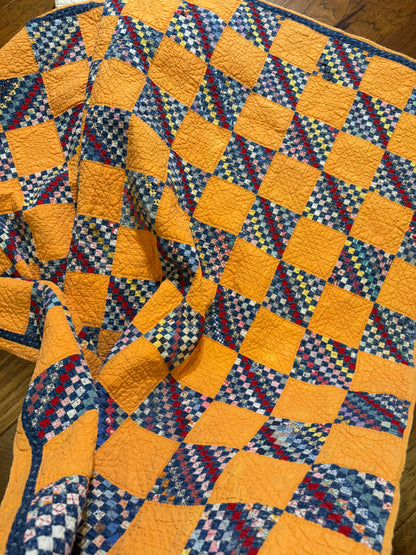 Outstanding Miniature Scale Patchwork Quilt