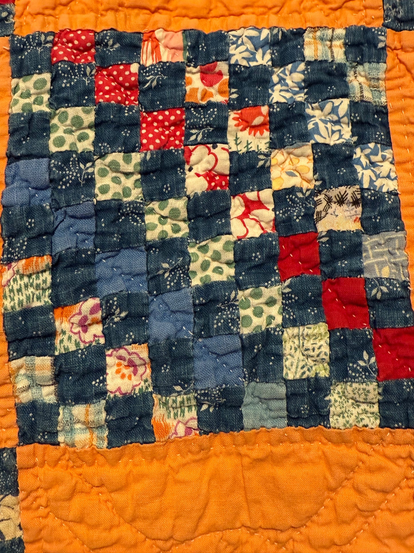 Outstanding Miniature Scale Patchwork Quilt
