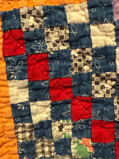 Outstanding Miniature Scale Patchwork Quilt