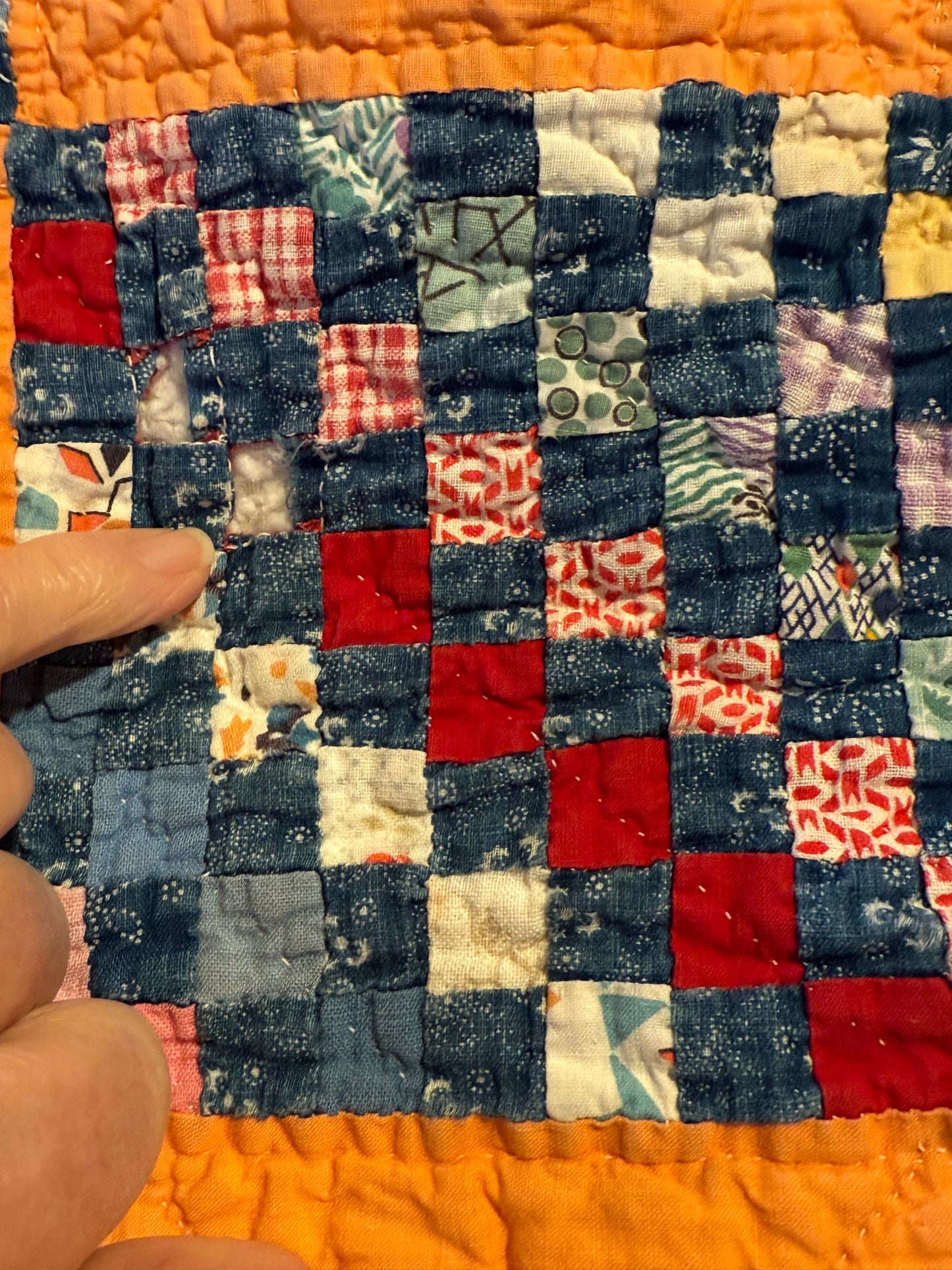 Outstanding Miniature Scale Patchwork Quilt