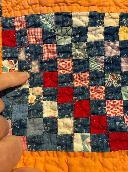 Outstanding Miniature Scale Patchwork Quilt