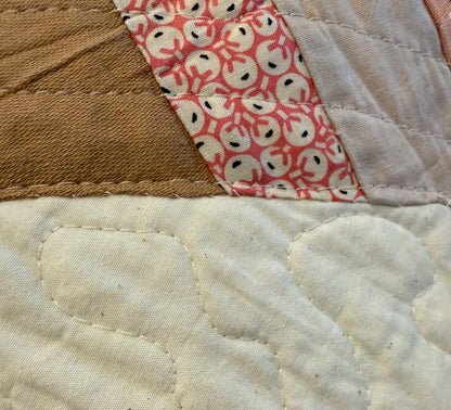 Delightful String Stars Vintage Quilt