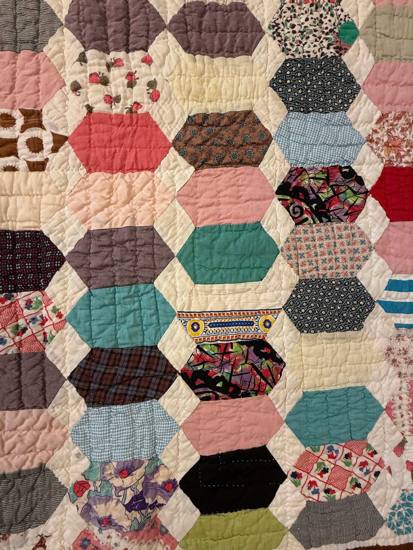 Scrappy Stained Glass Quilt