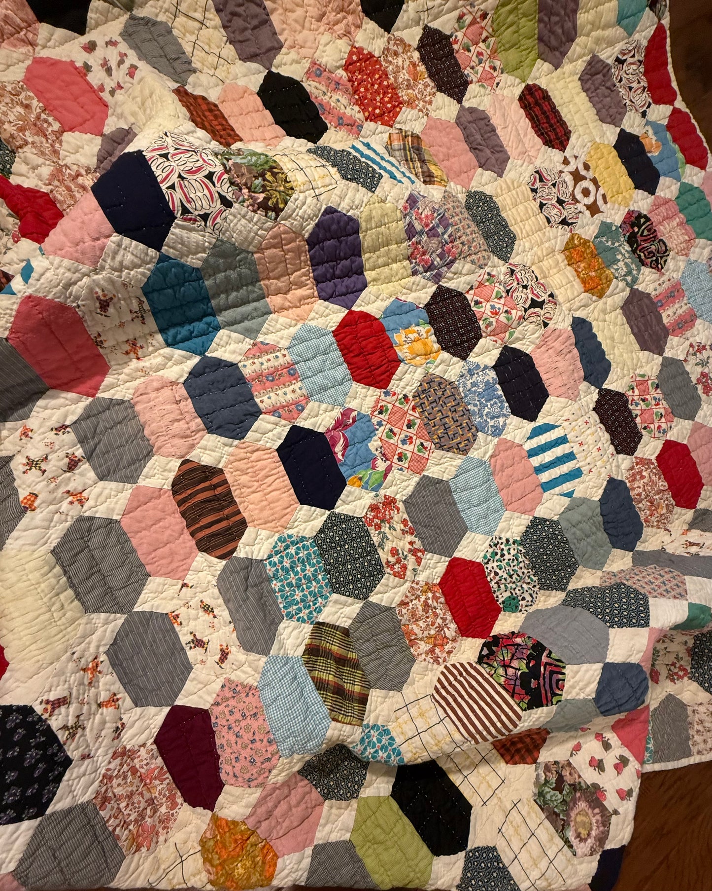 Scrappy Stained Glass Quilt