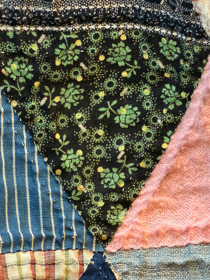 Scrappy One Patch Triangles Quilt