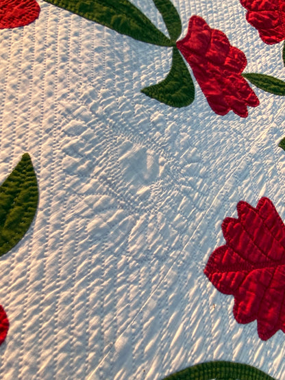 New Jersey Rose Appliqué Quilt with Border