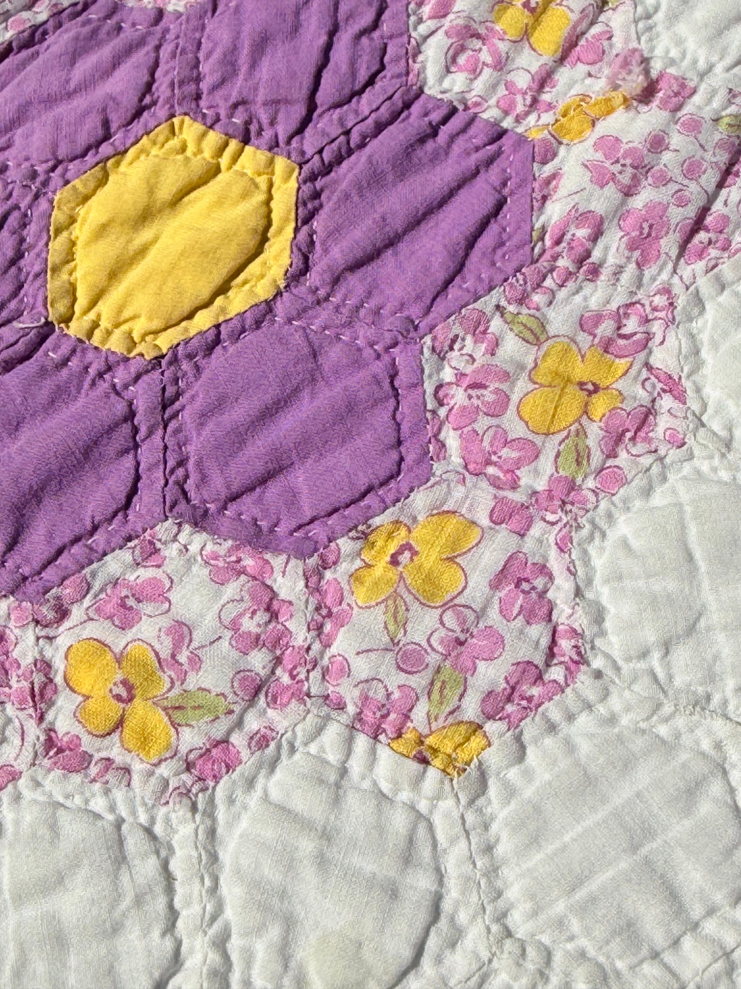 1930’s Grannies Flower Garden Quilt