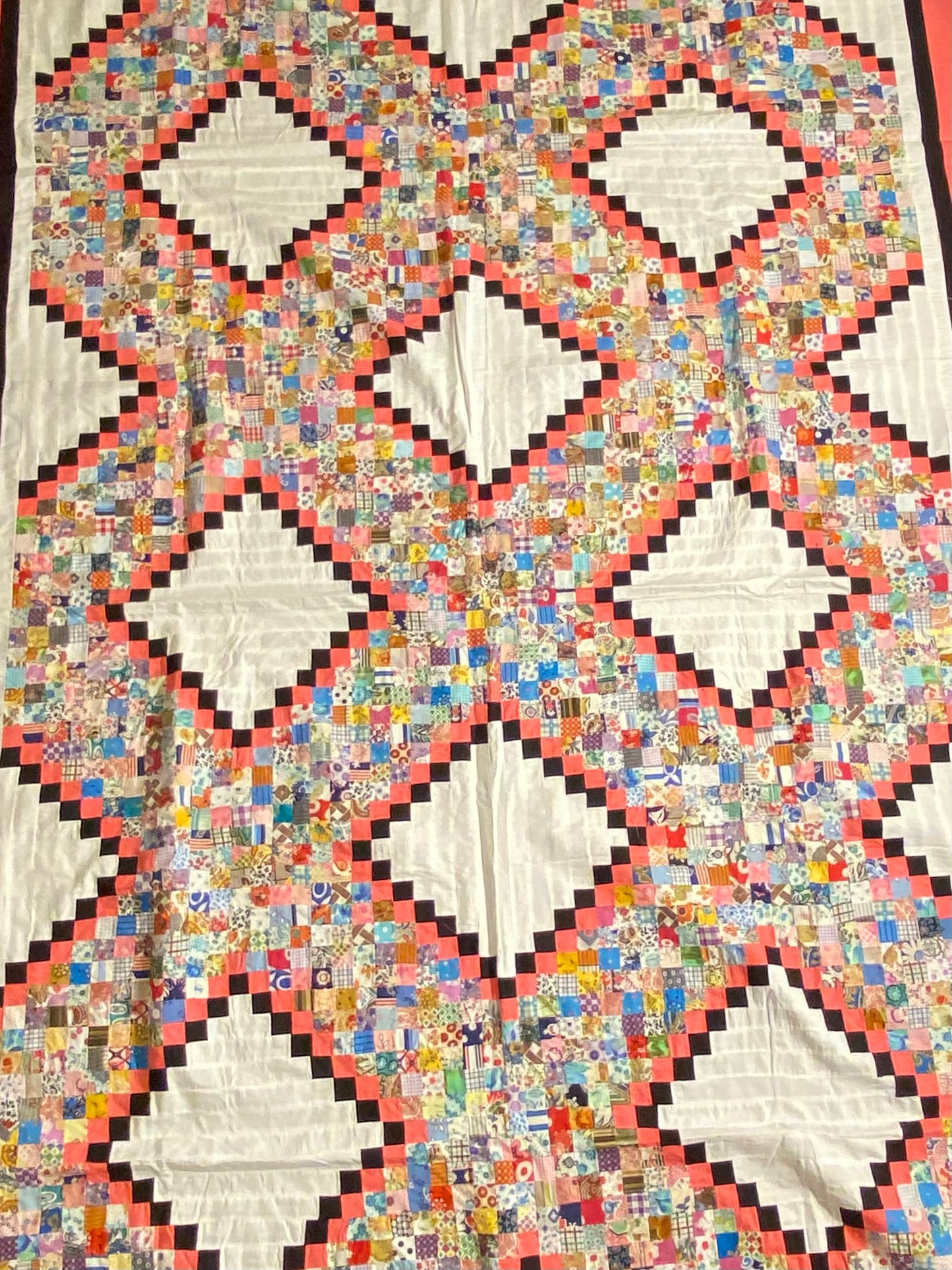 Aunt Jens Postage Stamp Quilt Top