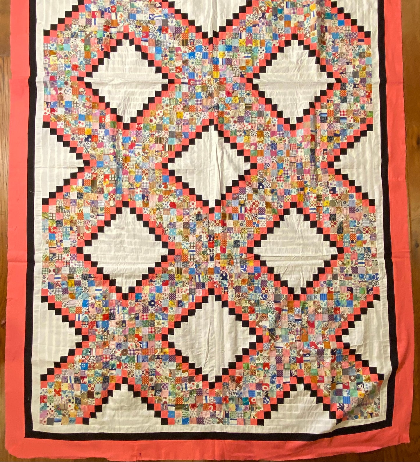 Aunt Jens Postage Stamp Quilt Top