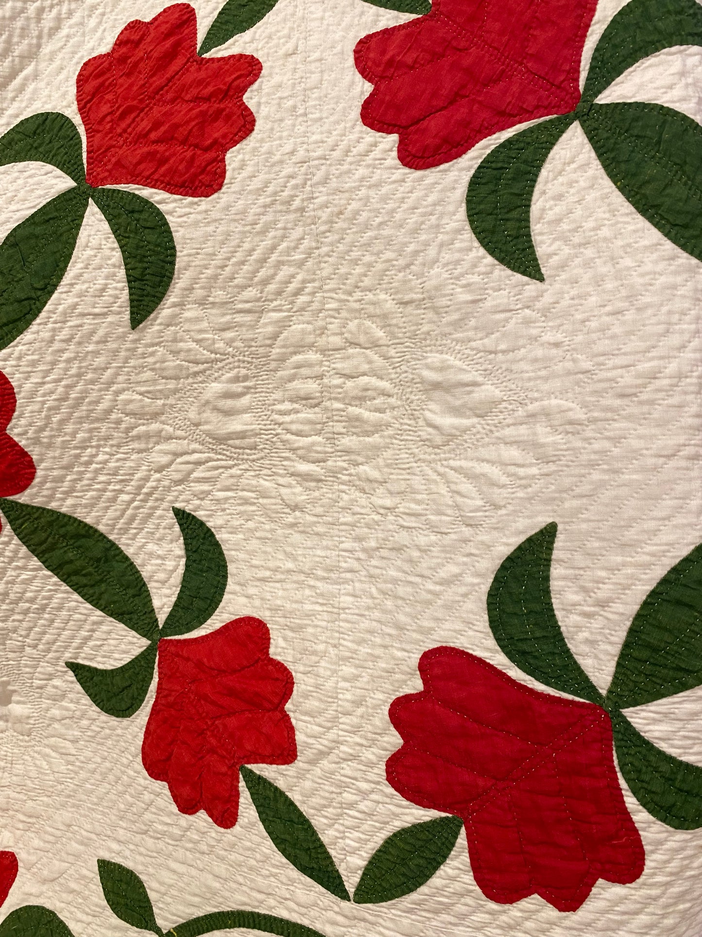 New Jersey Rose Appliqué Quilt with Border