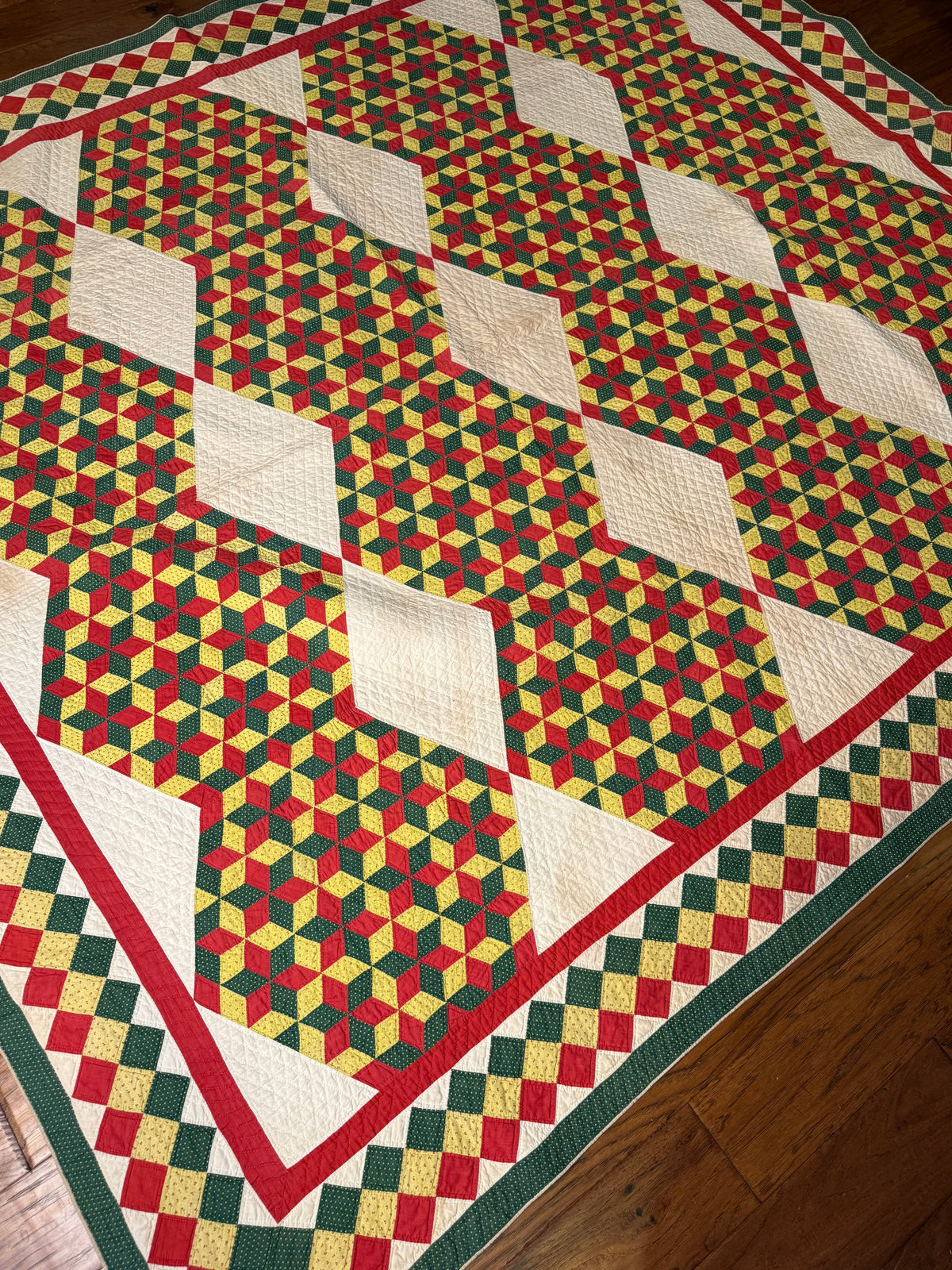 Incredible Early Cluster of Small Scale Stars in a Hexagon Quilt