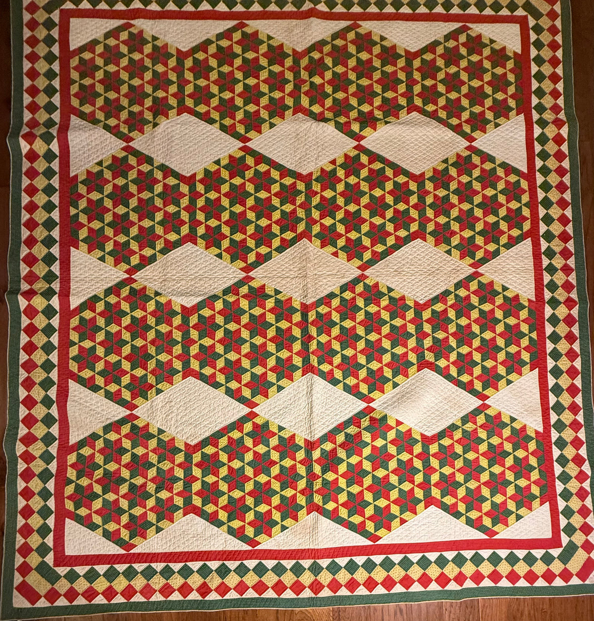 Incredible Early Cluster of Small Scale Stars in a Hexagon Quilt