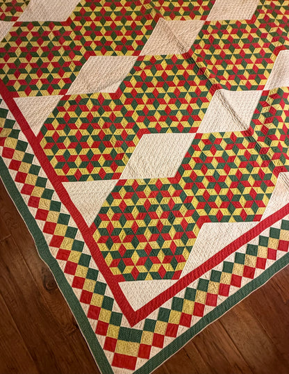 Incredible Early Cluster of Small Scale Stars in a Hexagon Quilt