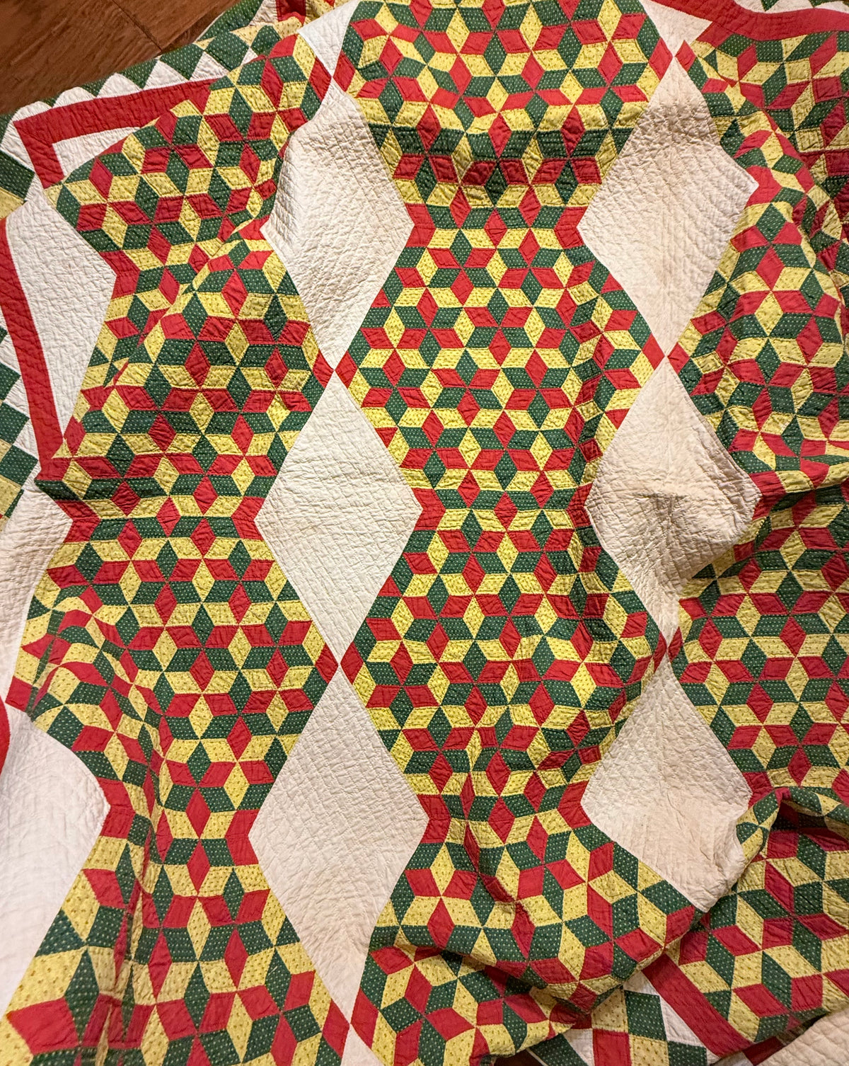 Incredible Early Cluster of Small Scale Stars in a Hexagon Quilt