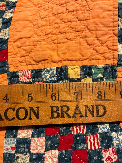 Outstanding Miniature Scale Patchwork Quilt