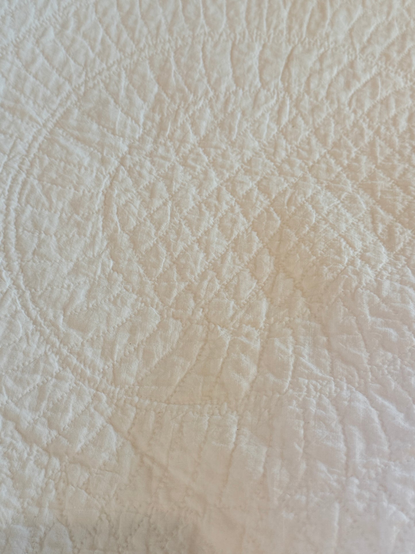 Bridal White on White Quilt