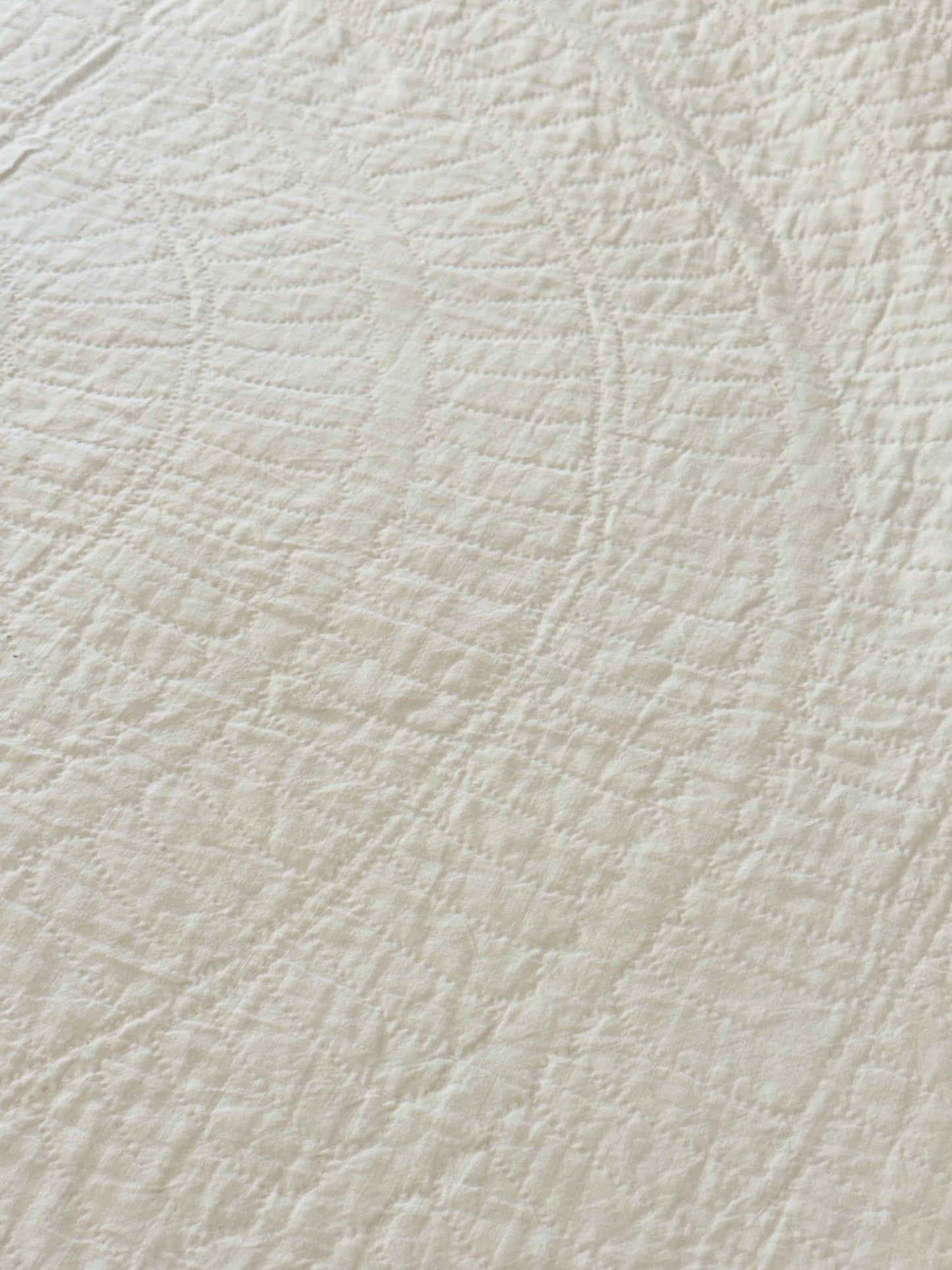 Bridal White on White Quilt