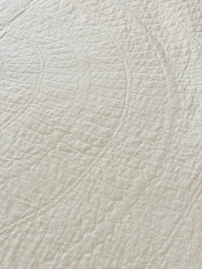 Bridal White on White Quilt