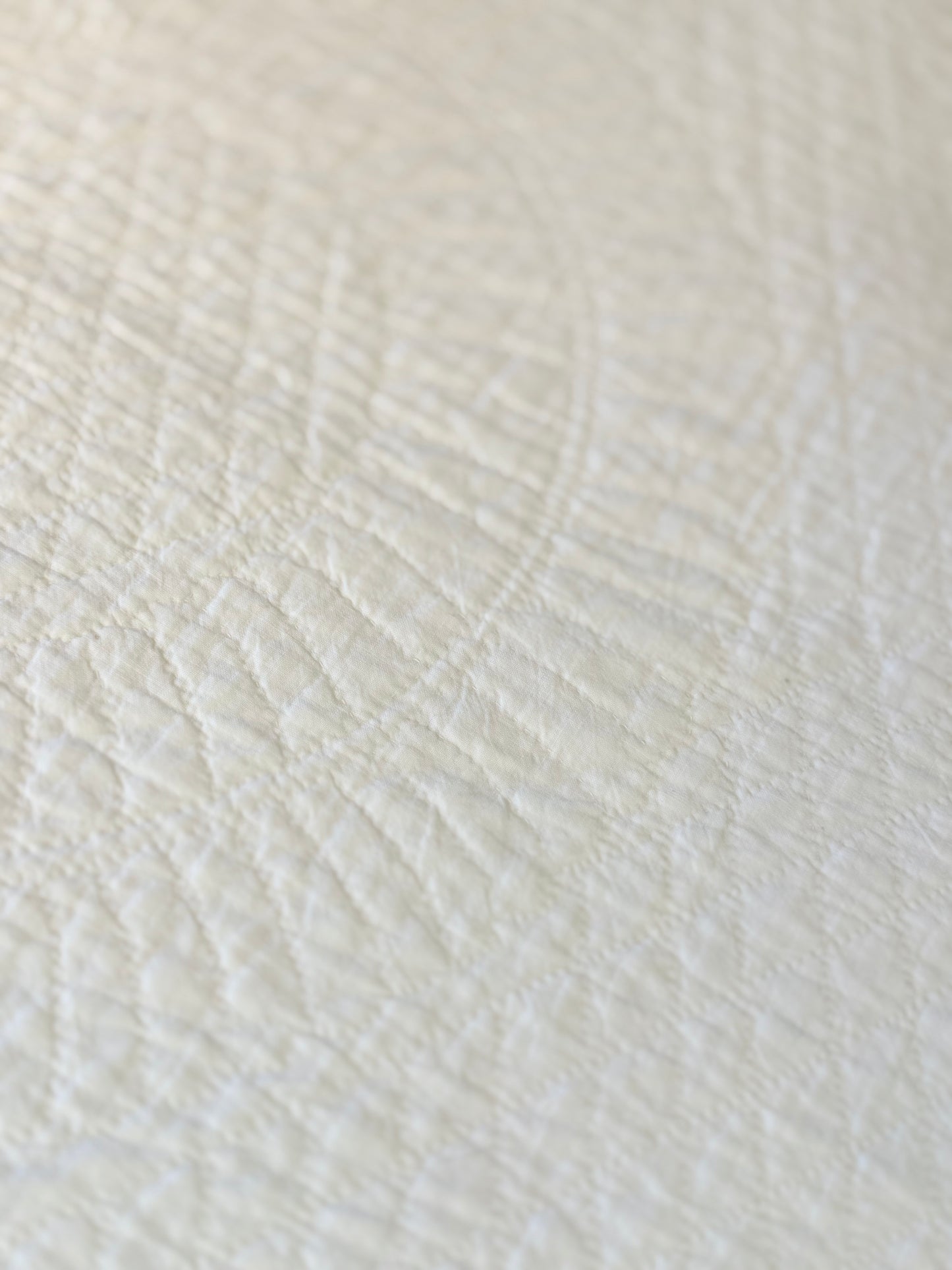 Bridal White on White Quilt