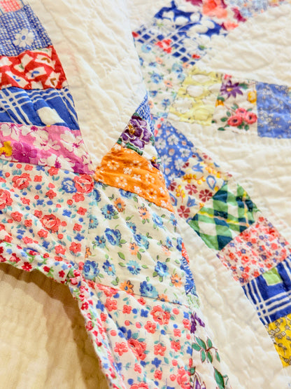 Incredible Double Wedding Ring Quilt
