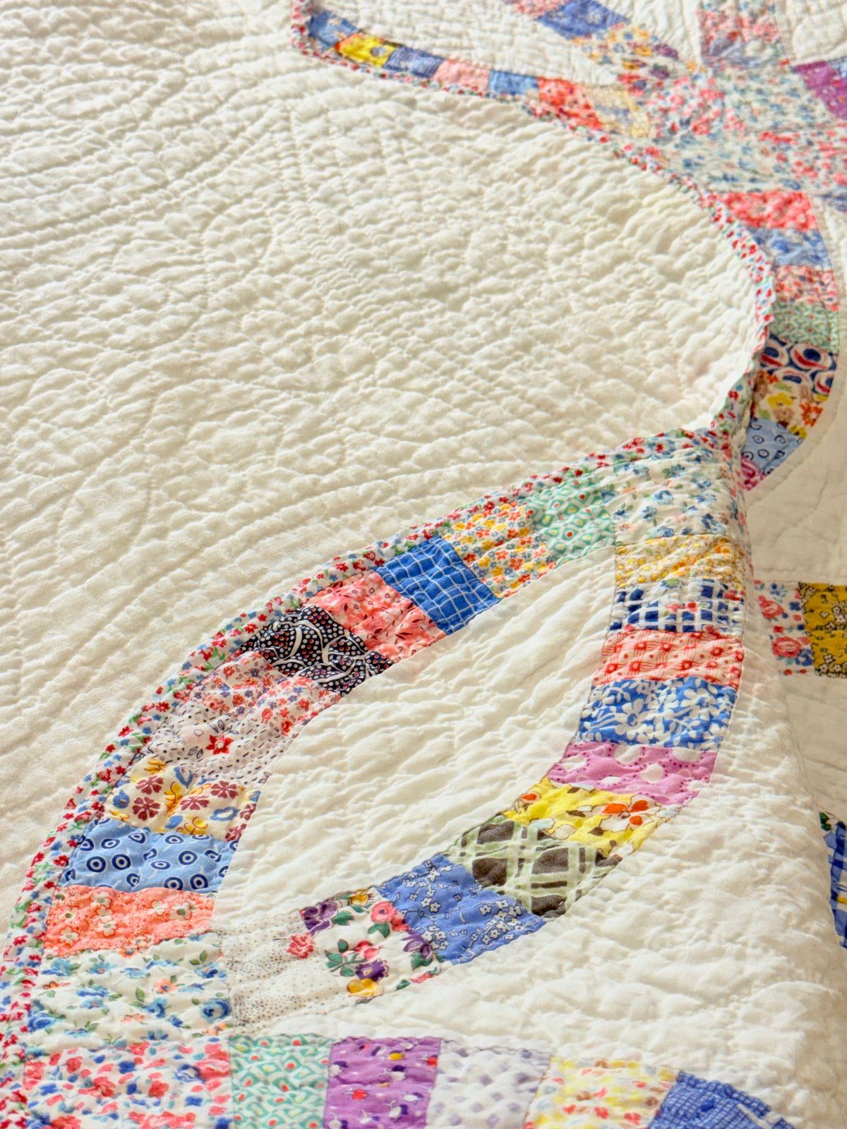 Incredible Double Wedding Ring Quilt
