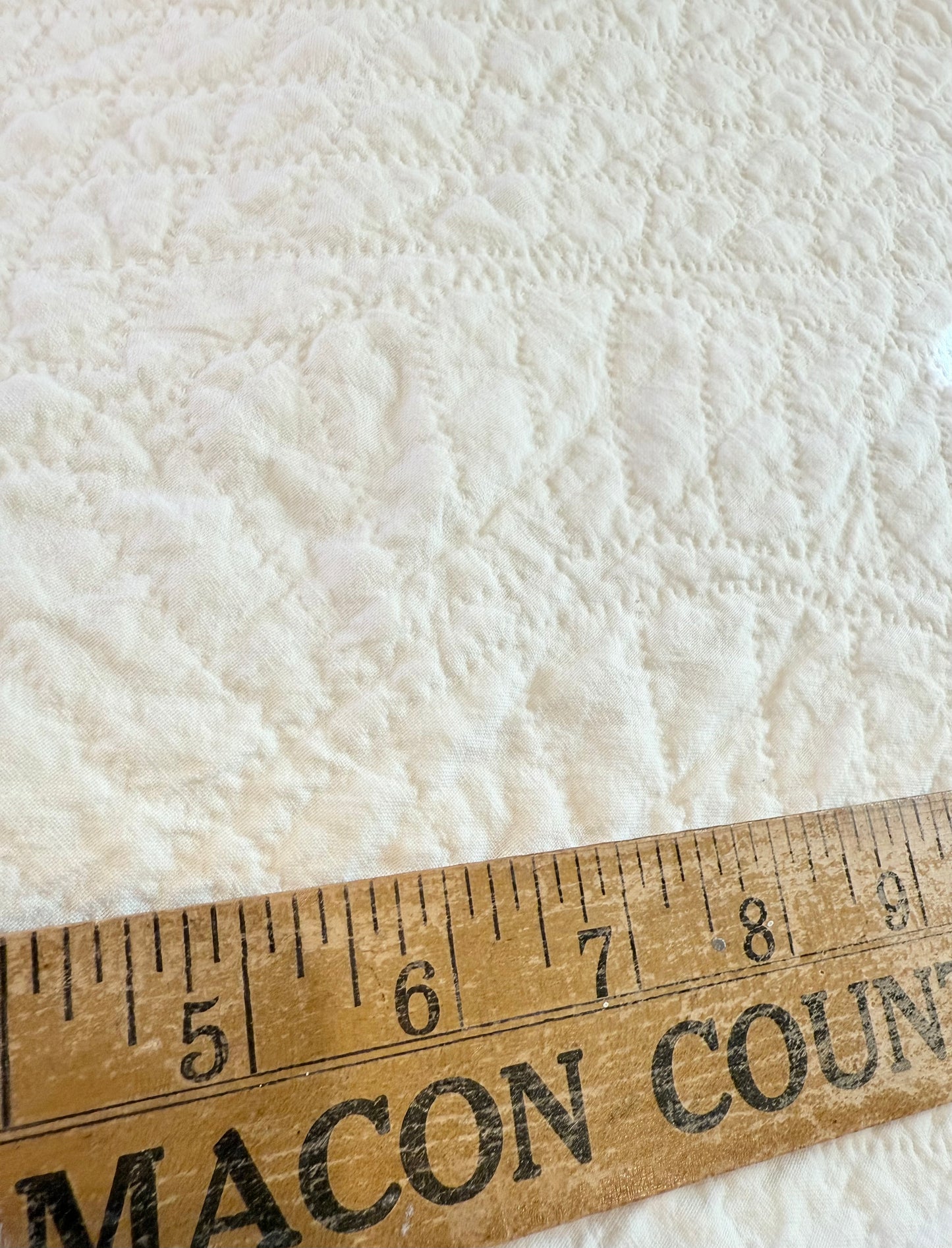 Bridal White on White Quilt