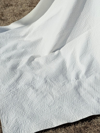 Bridal White on White Quilt