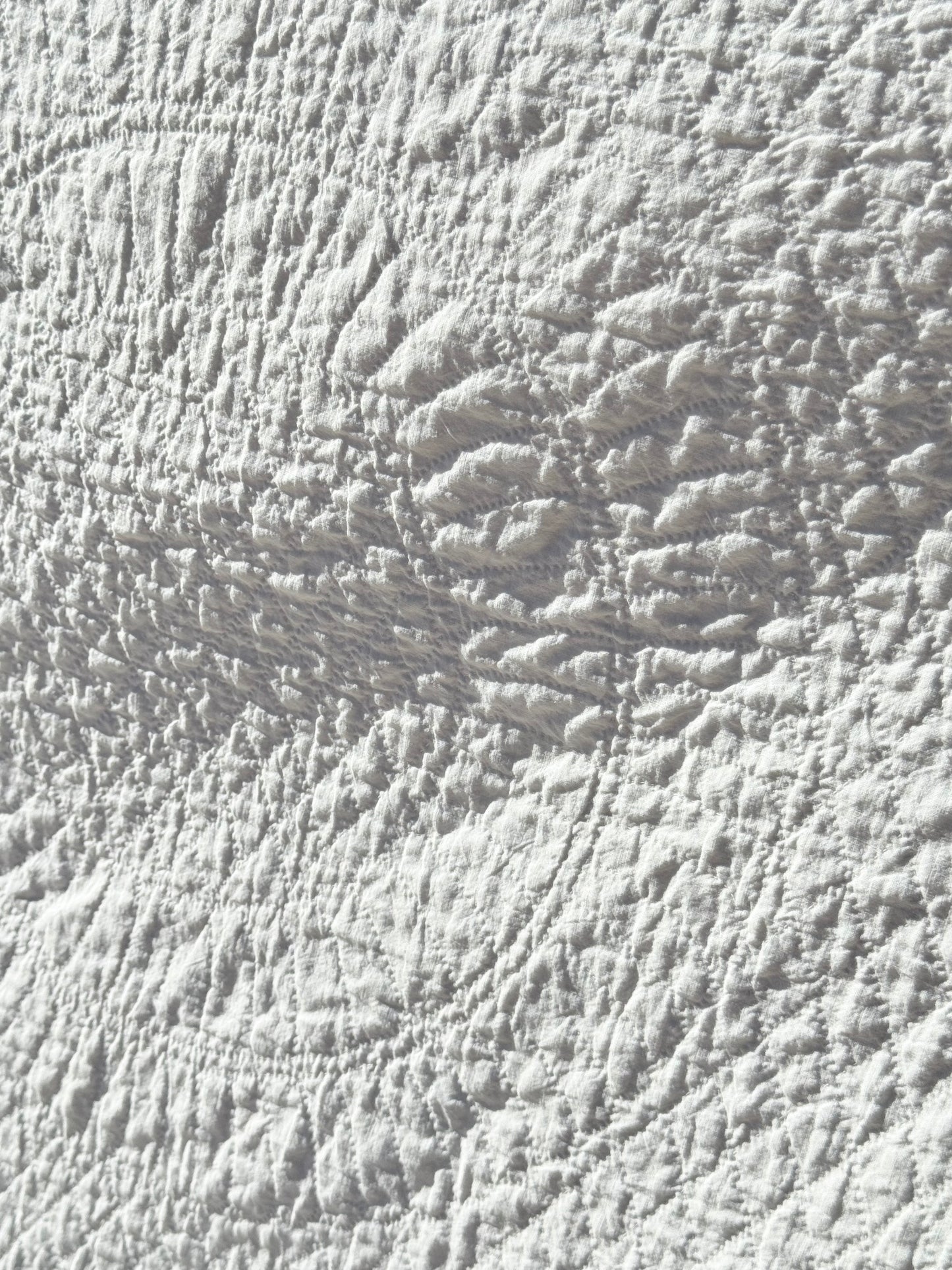 Bridal White on White Quilt