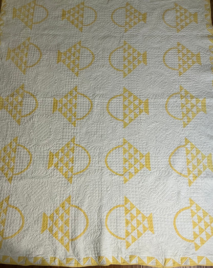 Cherry Basket Quilt with Border