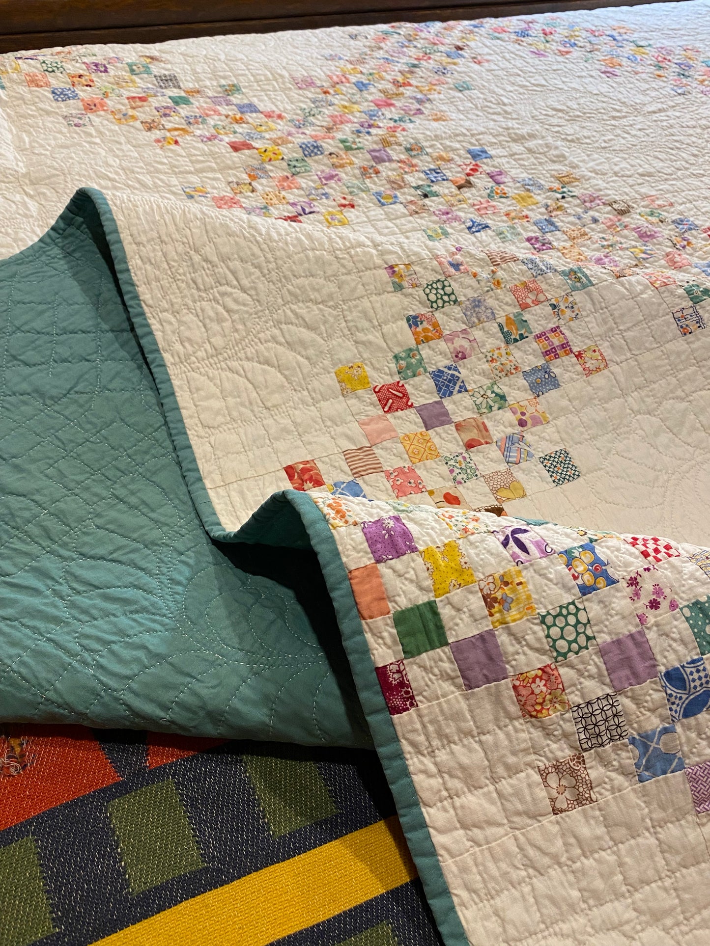 Small Scale 3/4 Inch Multi Chain Quilt