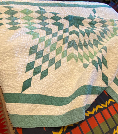 Lone Star with Triple Border Quilt