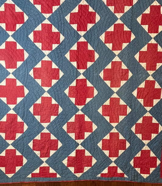 RWB Red Cross Quilt