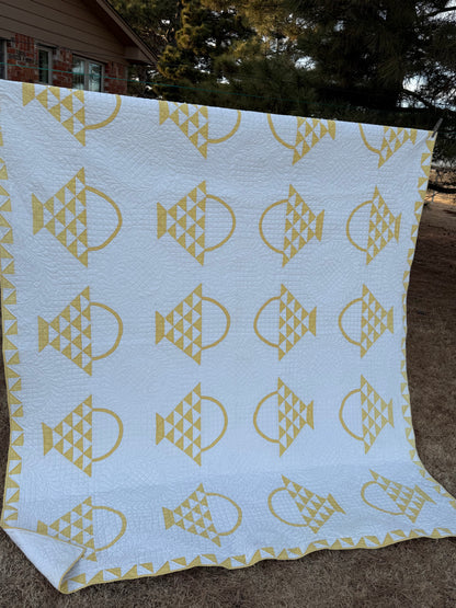 Cherry Basket Quilt with Border