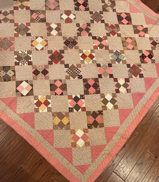 Early 4 Patch Variation Quilt