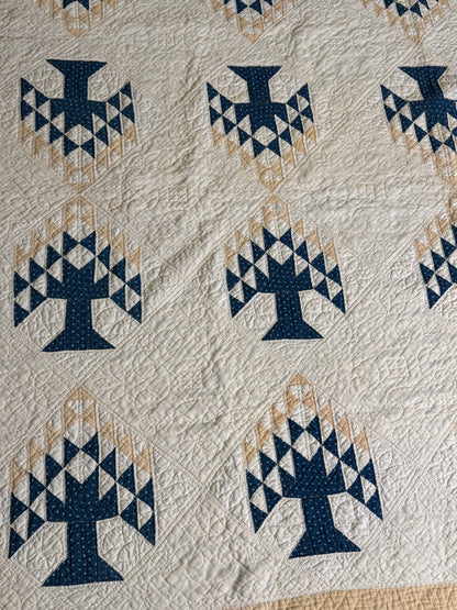 Tree of Life Antique Quilt