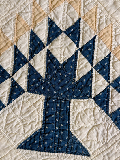 Tree of Life Antique Quilt