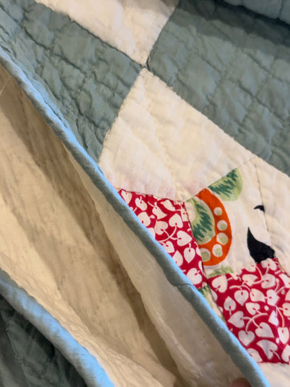 Scrappy 4 Point Stars Variation Quilt