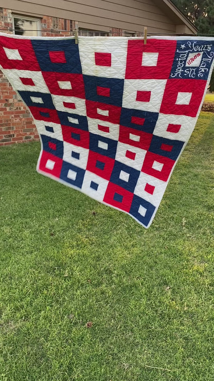 1776-1976 Bicentennial Crib Quilt - Years Make Us Special